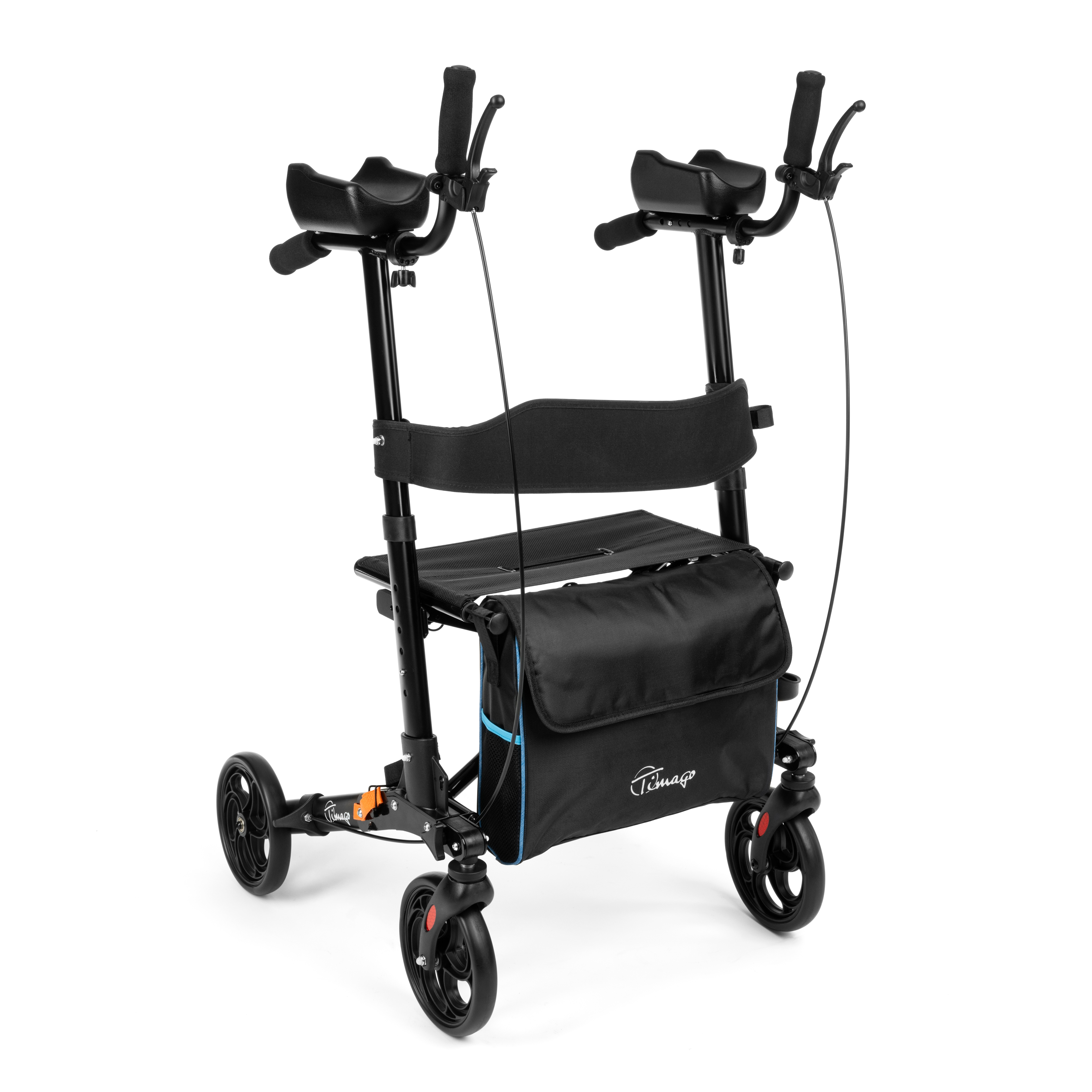 4-rädriger Aluminium-Rollator mit Unterarmauflagen - LEXI