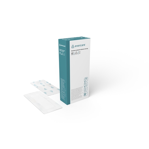 Absorbierender selbsthaftender Verband evercare duschfest - 10x25cm duschfest - 30 St.