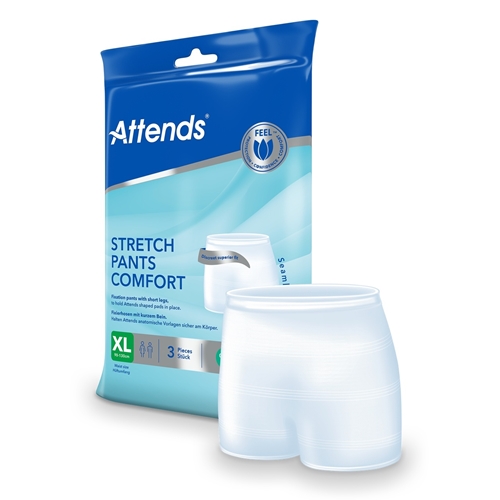 Lahkeelliset kiinnityshousut - Attends StretchPant Comfort XL - 3 kpl