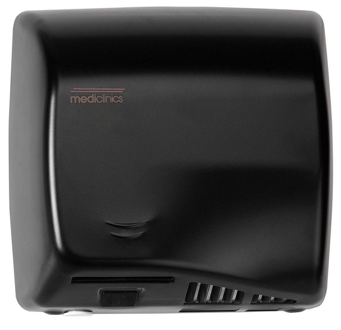Suszarka do rąk Speedflow Plus - Czas suszenia: 10-12 s - Bezdotykowa - 57-65 dBA - Wysoka prędkość - Stål - Svart