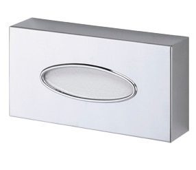 Dispenser för servetter i förkromad mässing - Oval öppning