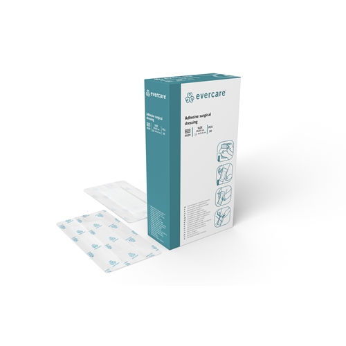 Absorberende selvklæbende forbinding evercare - 10x20cm (pude 5x15,5cm) - 30 stk.