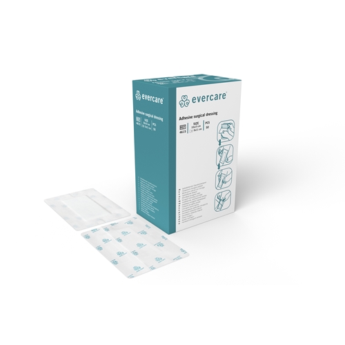Absorberende selvklæbende forbinding evercare - 10x15cm (pude 5x11cm) - 50 stk