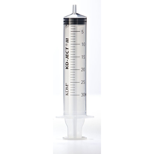 Luer-sprøjte 3-komponent KD-Ject - 30ml grad 1ml excentrisk - 50 stk