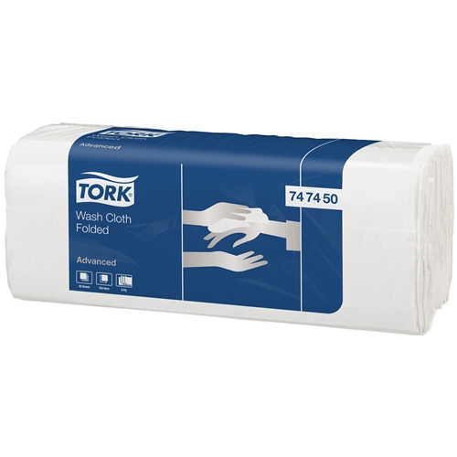 Vaskeklude papir 6L Z-fold - 19x25 cm hvid Tork Advanced - 1600 stk.