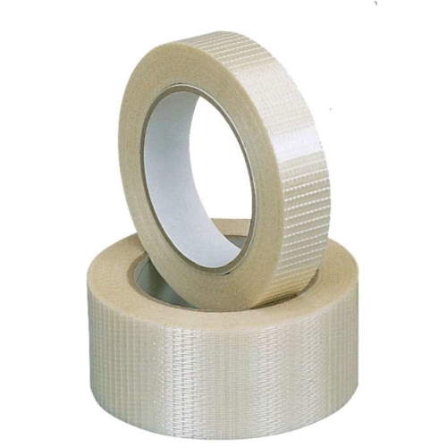 Krydsarmeret tape glasfiber - 50 mm x 50 m