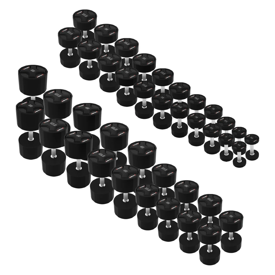 HPC polyuretan håndvægtsæt 2 x 2,5–50 kg CPU