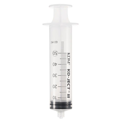 Luer-lock sprøjte 3-komponent KD-Ject - 50/60 ml grad. 1 ml centreret - 30 stk.