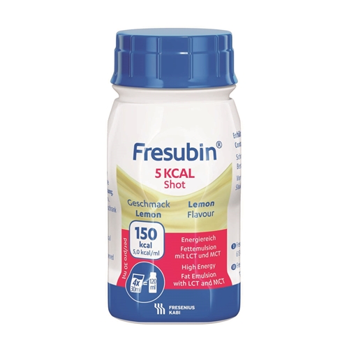 Fresubin 5 Kcal Shot - 120 ml sitruuna LCT/MCT - 4 kpl