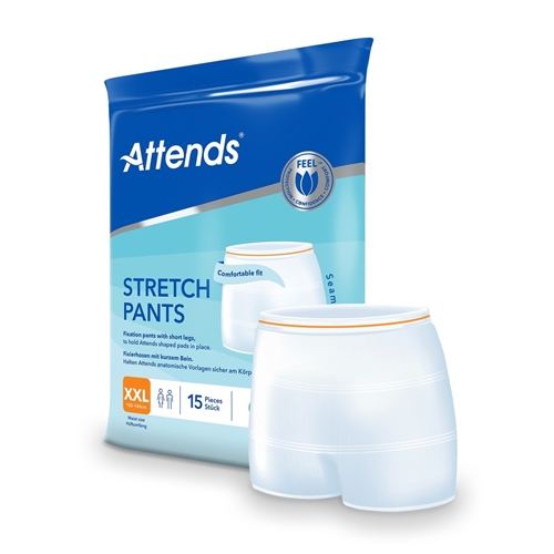 Fikseringsbukser med ben - Attends Stretch Pants XXL - 15 stk.