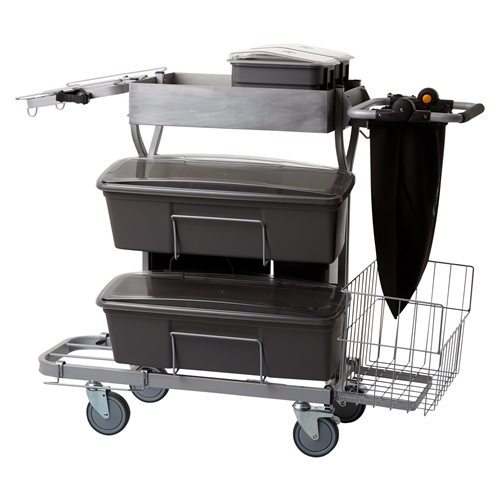 Rengøringsvogn Kompakt Plus - 60 cm usamlet - 4 stk.