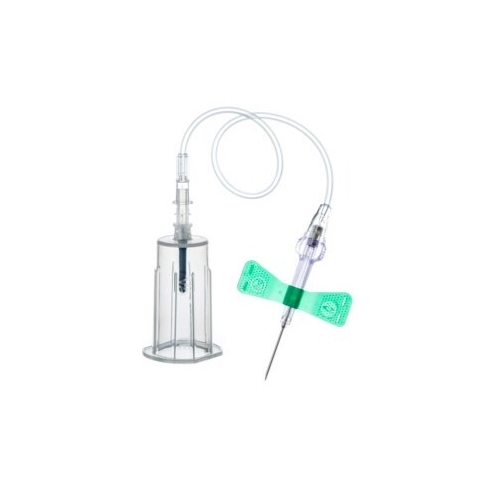 VACUETTE Evoprotect Safety -laskimoverinäytteenottosetti - 0,8x19 mm 19 cm vihreä pidikkeellä - 30 kpl