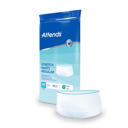 Fixierhose ohne Bein - Attends Stretchpant Regular M - 15 St.