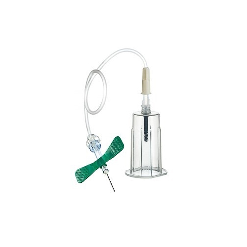 Venprovset VACUETTE Safety – 0,8x19mm 19cm grön m hållare – 35 st
