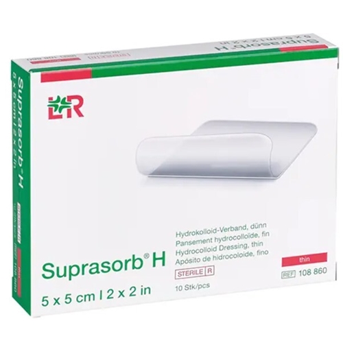 Hydrokolloidisidos Suprasorb H - 5x20cm thin - 10 kpl