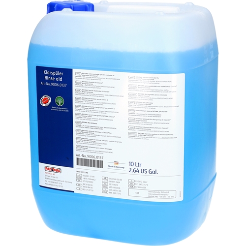 Rational Klarspüler 10 l blau für CPC mit CleanJet