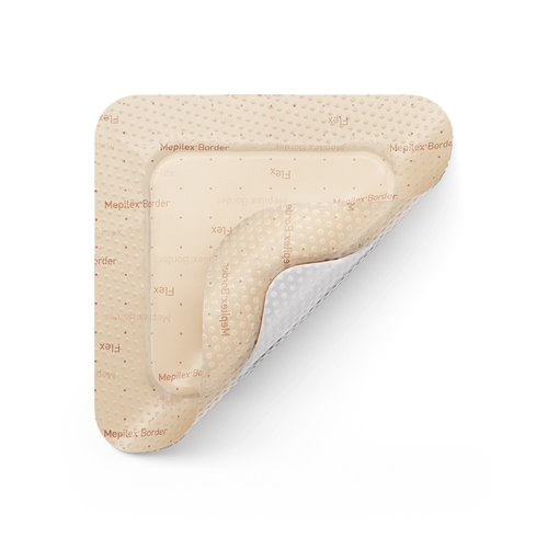Skumbandage i silikone Mepilex Flex - 10x10cm Border - 5 stk.
