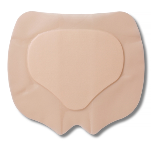 Aquacel Foam silikoneskumforbinding - 21,5x24 cm sakral border - 5 stk.