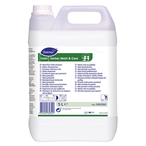 Gulvpolish Jontec Matt & Care - 5L mat pH=9 - 2 stk.
