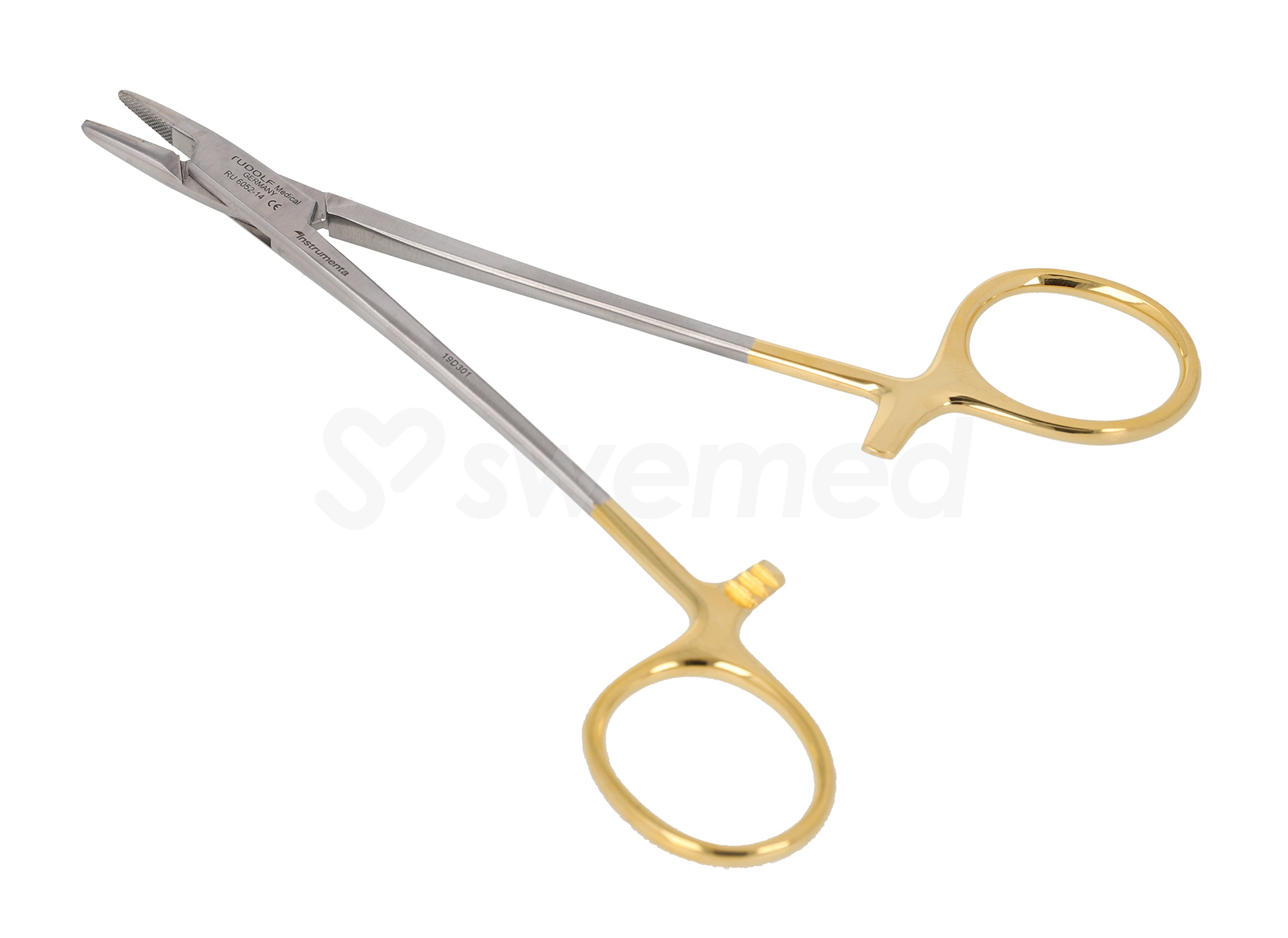 Nålförare Hegar-Baumgartner 14cm med hårdmetallinlägg