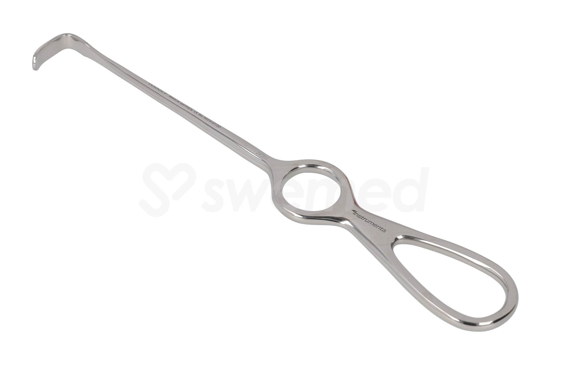 Hake Langenbeck 7/20 mm 21 cm Vinklat handtag