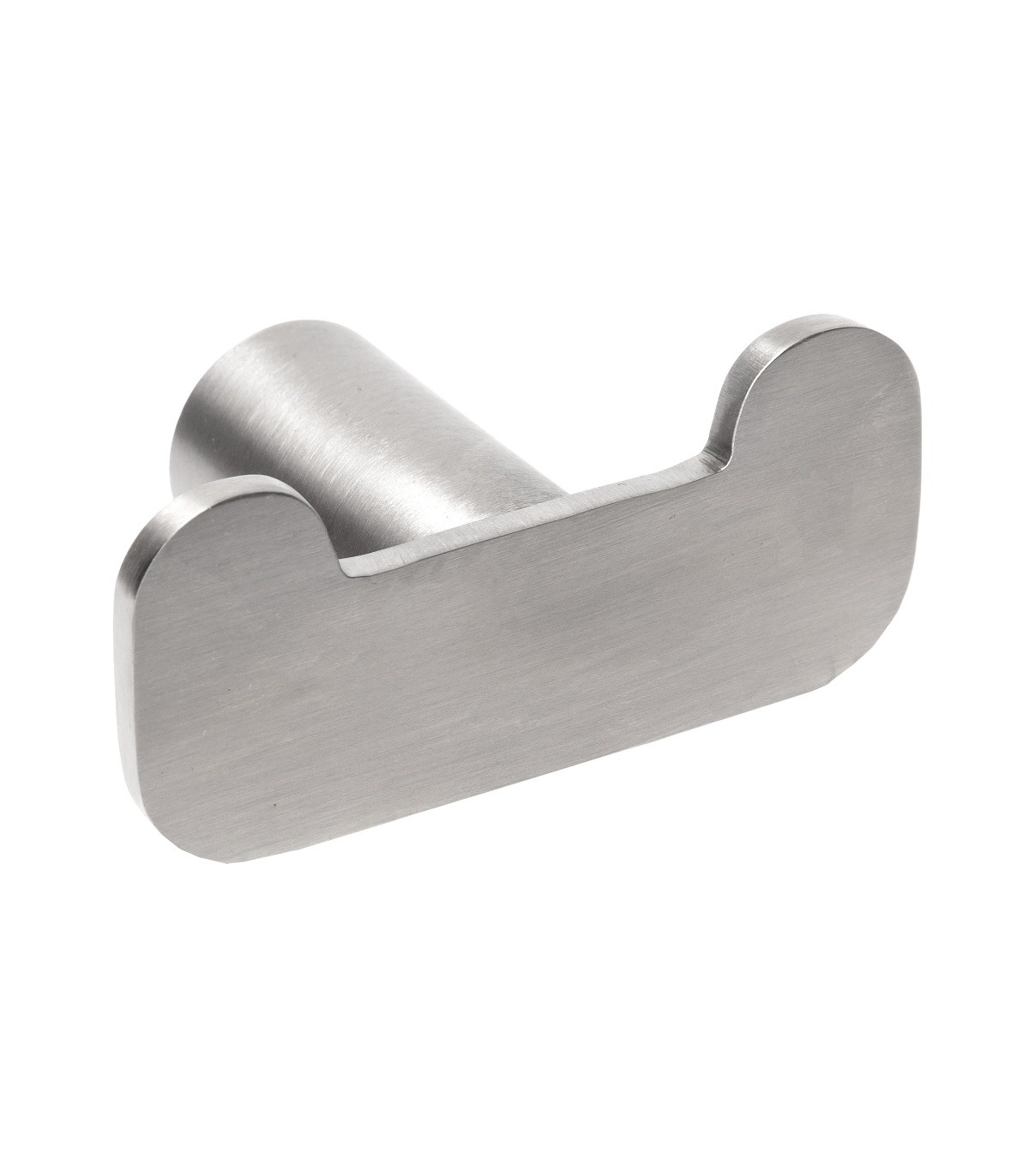 Doppelter Handtuchhaken in Satin-Finish