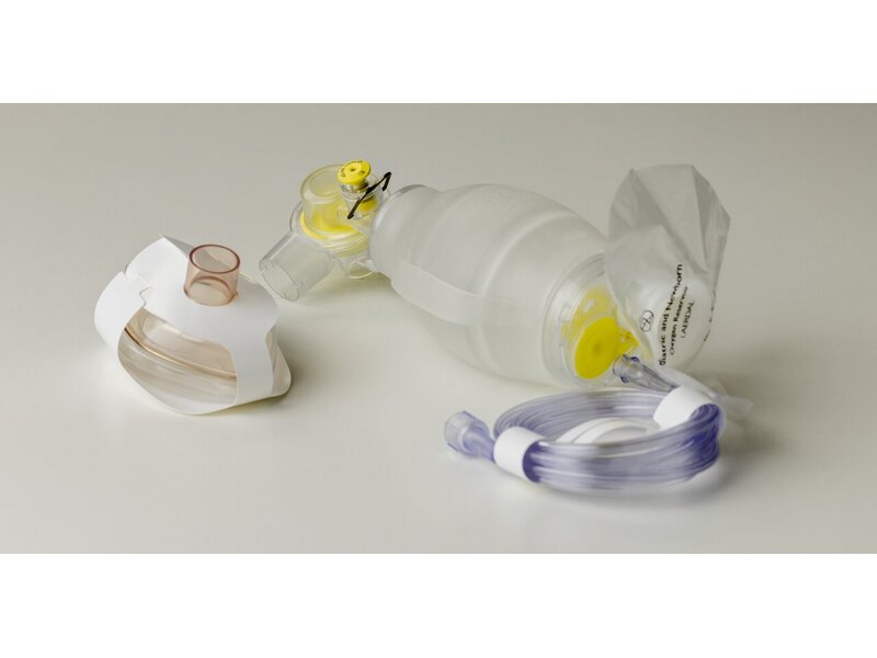 BAG återupplivningsballong för barn med mask nr 3 12-pack