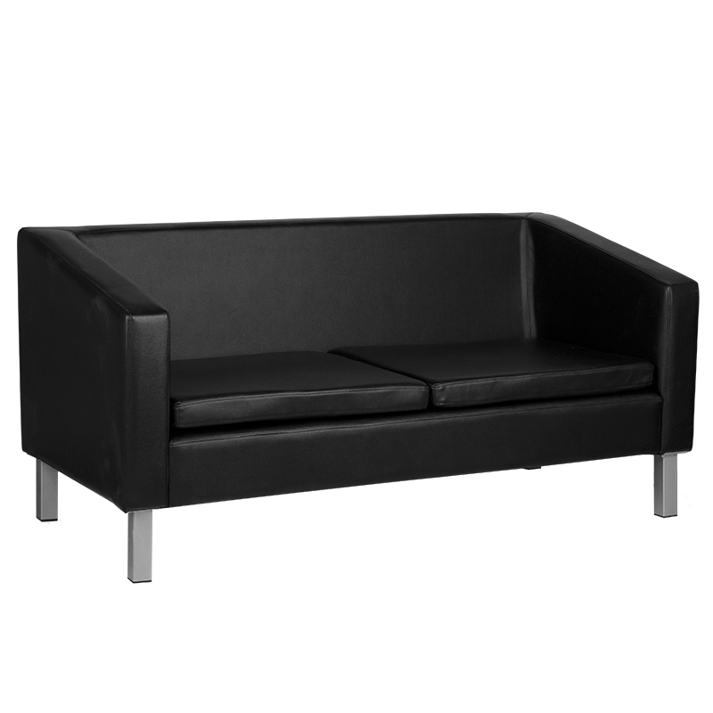 Gabbiano soffa för väntrum bm18003 svart