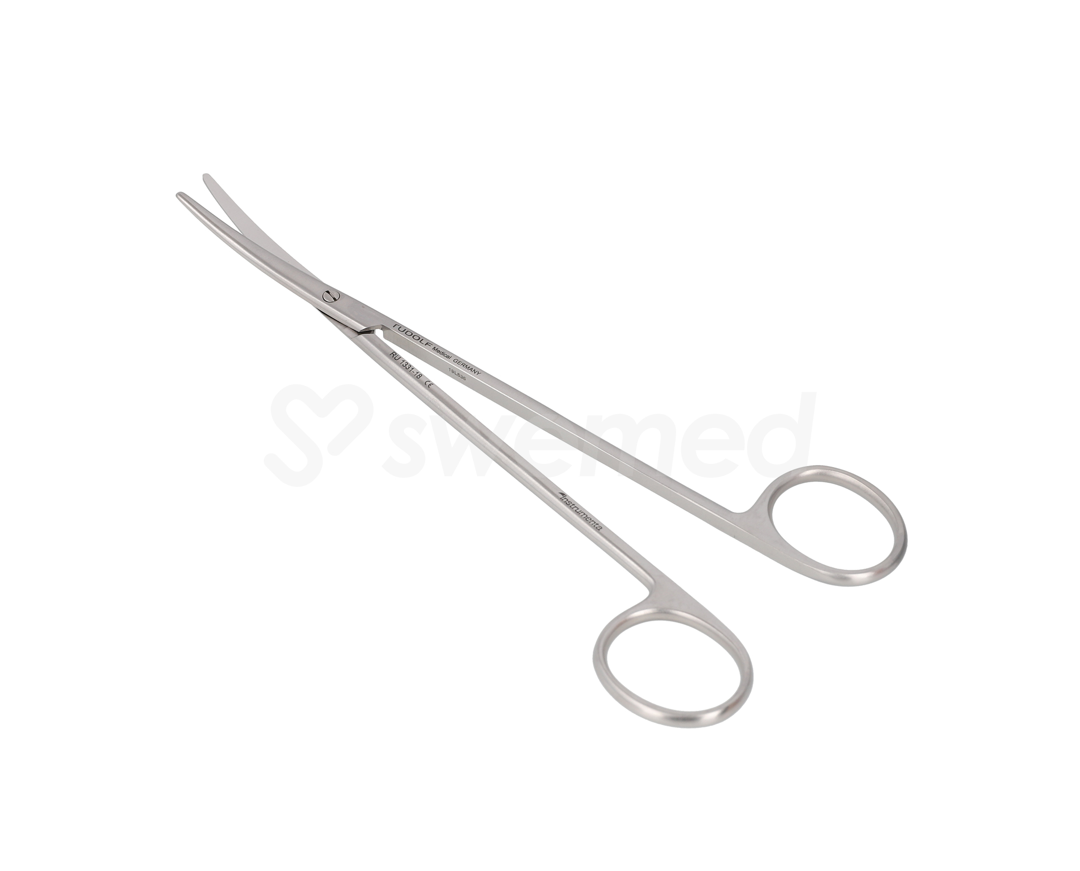 Gebogene Metzenbaum-Schere 18 cm