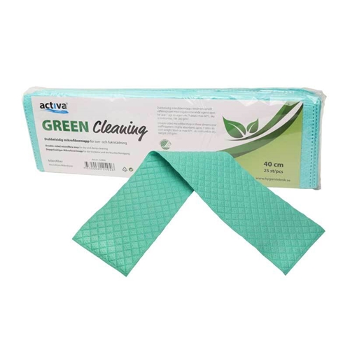 Activa Green kuiva-/kostea kertakäyttömoppi 40 cm 25 kpl/pakkaus - 25 kpl