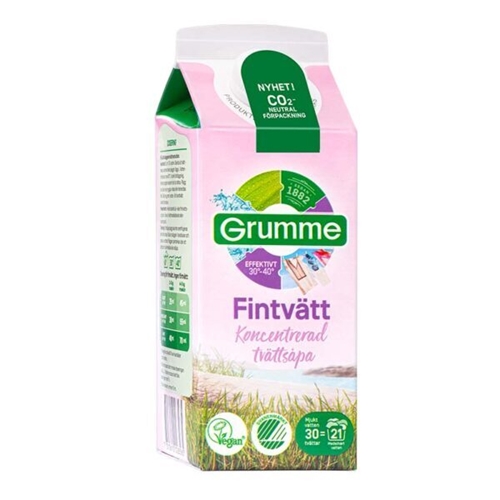 Liquid laundry detergent Grumme - 750ml Delicates perfumed - 8 pcs