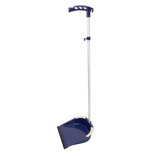 Fejebakke med skaft MAX Klick - 80 cm blå uden fejebørste