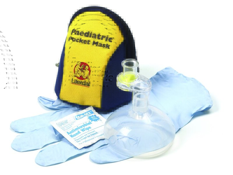 Pediatryczna maska kieszonkowa do RKO z barierą 10 szt.