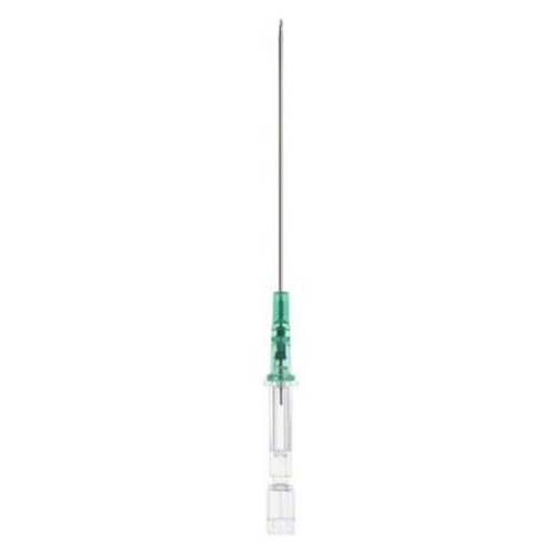 Infusionskanyl Introcan Safety Deep Access - 1,3x64mm 18G grön extra lång - 50 st