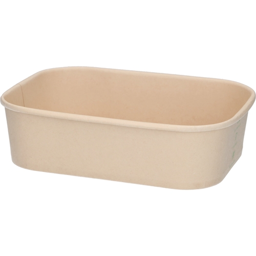 Food container paper Hot & Cold - 1000ml bamboo - 300 pcs