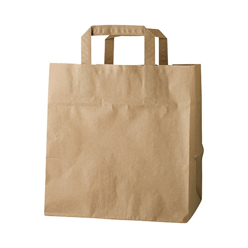 Pappersbärkasse - 13L 260x170x250mm brun - 250 st