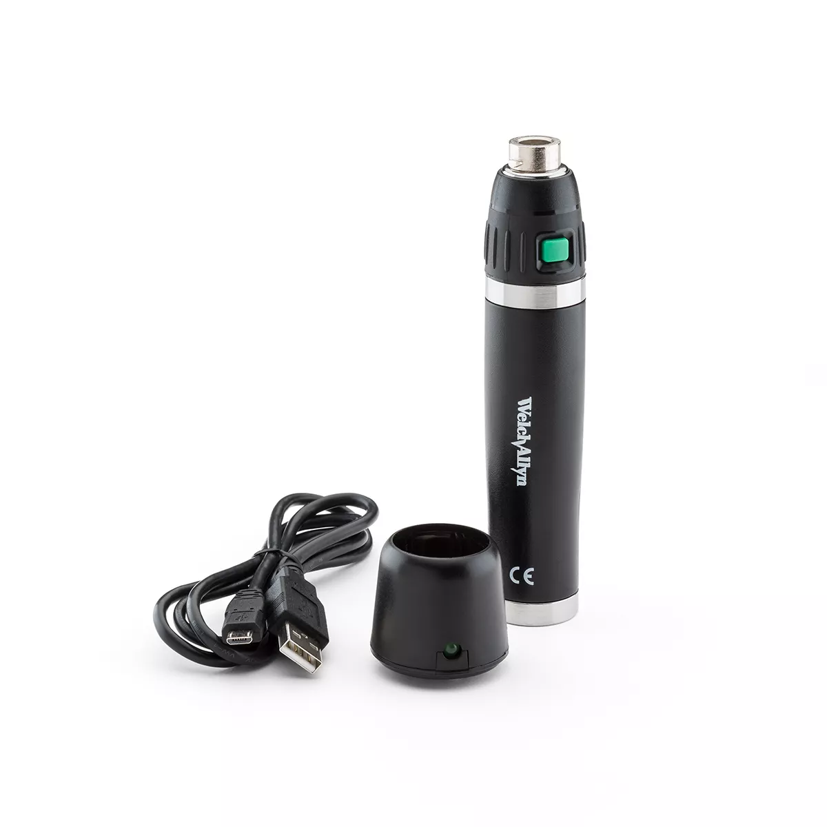 MacroView Plus LED Otoskop med laddningsbart handtag – Komplett set