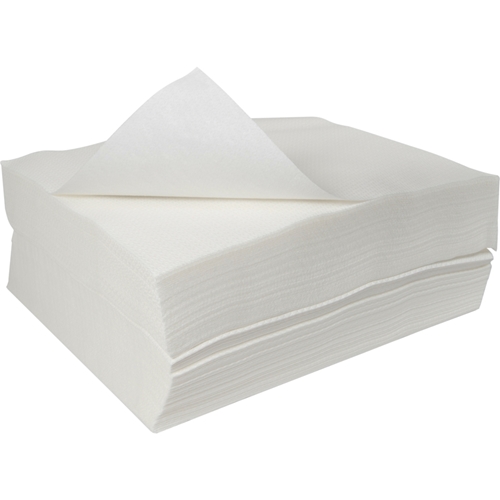 Einmal-Waschlappen aus Papier 1-lagig plan - 39x39 cm ALT 70 g weiß - 350 St.