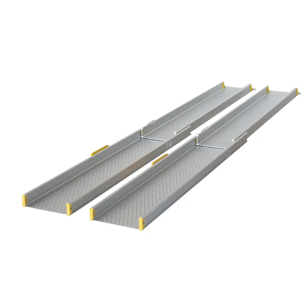 Teleskoprampe - Länge: 125 cm - 210 cm - 16 cm breit pro Rampe - Max: 275 kg