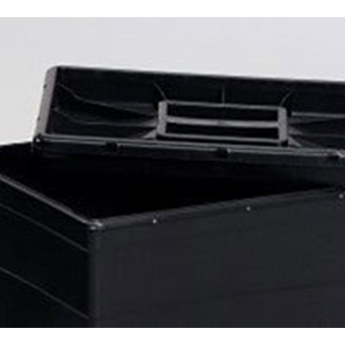 Deckel für RisikOabfallbox San Sac - einfach schwarz für 25 und 50 Liter