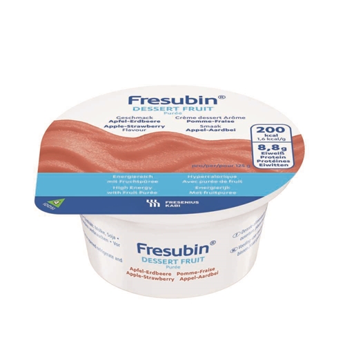 Fresubin hedelmäjälkiruoka - 4x125g omena mansikka - 4 kpl