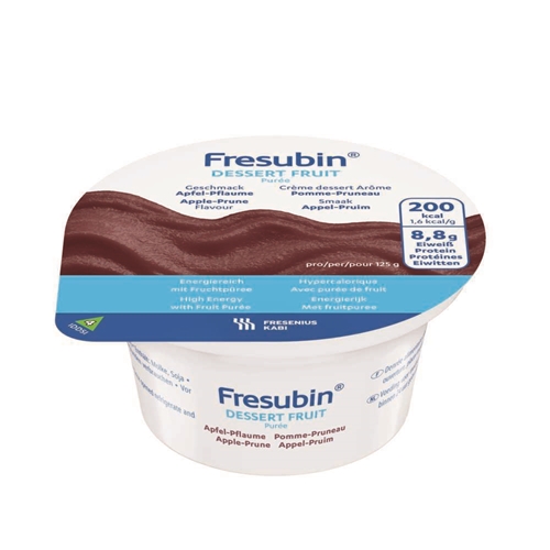 Fresubin dessert fruit - 4x125g omena-luumu - 4 kpl