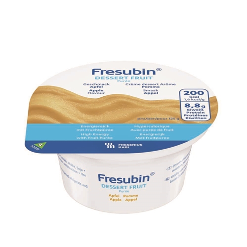 Fresubin hedelmäjälkiruoka - 4x125g omena - 4 kpl