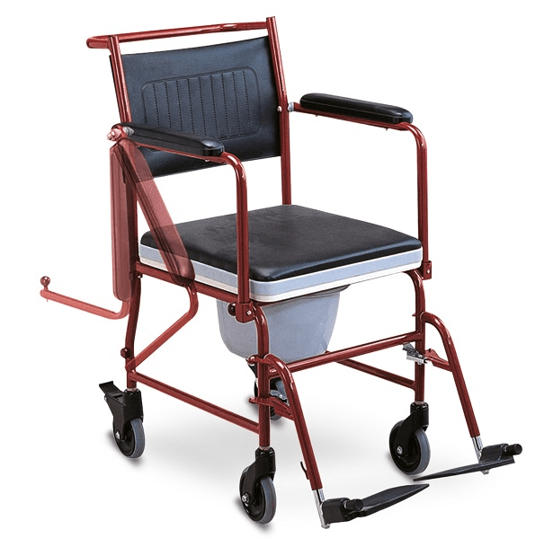 Wózek transportowy z funkcją toalety
