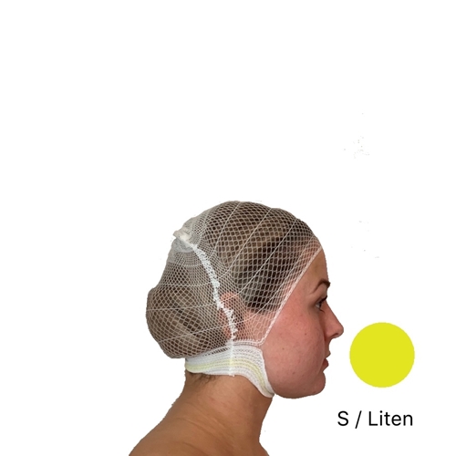Pään kiinnitysside HeadFix - S keltainen merkintä - 10 kpl