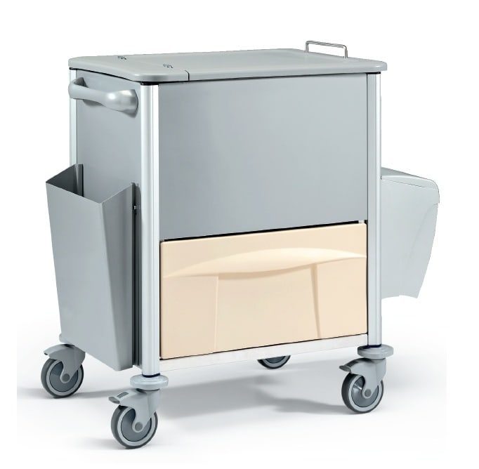 Metalvogn - Ideel til dokumenthåndtering og opbevaring - 78x60x101H cm