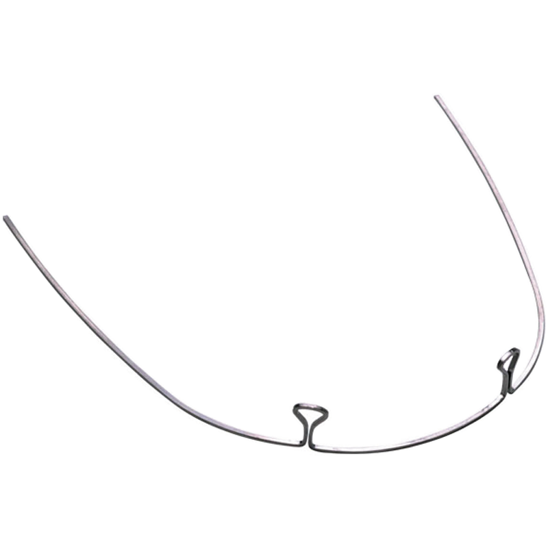 Båge med dubbel bull/keyhole-loop – Two-Loop Bull/Keyhole Archwire 016X022 40 Mm