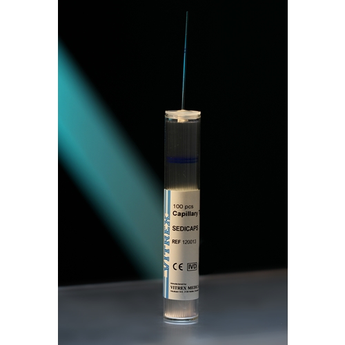 Kapillärrör blodcaps Vitrex – SediCaps ringmärke 100/102mm – 1000 st