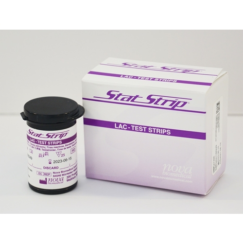 Laktattest Nova StatStrip - 2x25 stk/pk - 50 stk
