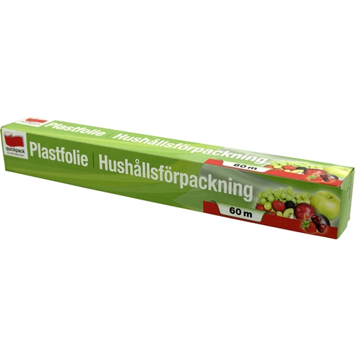 Køkkenfilm plast PE - 0,29x60 m 10 my med dispenser